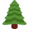 mini green tree icon